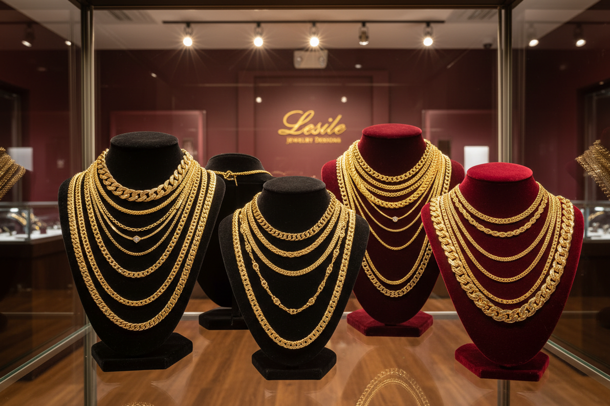 Gold Chains and necklaces