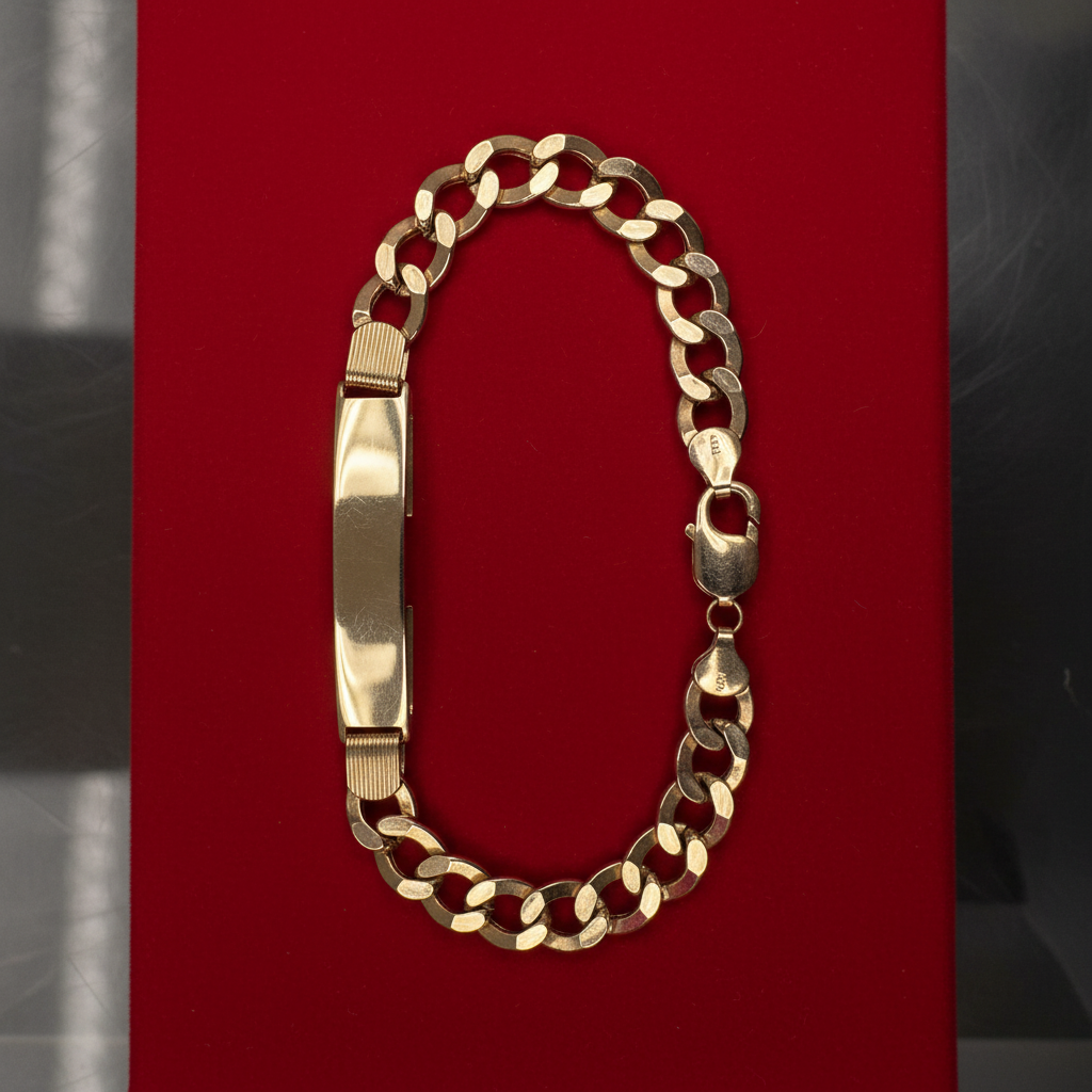 Gold ID Bracelet - Pristine Condition