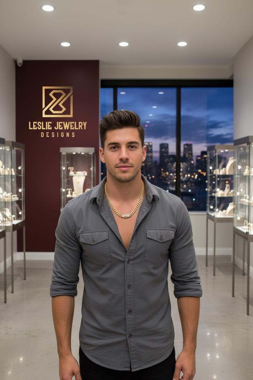 14K Gold Monaco Link Chain 20 inch 2.2 mm