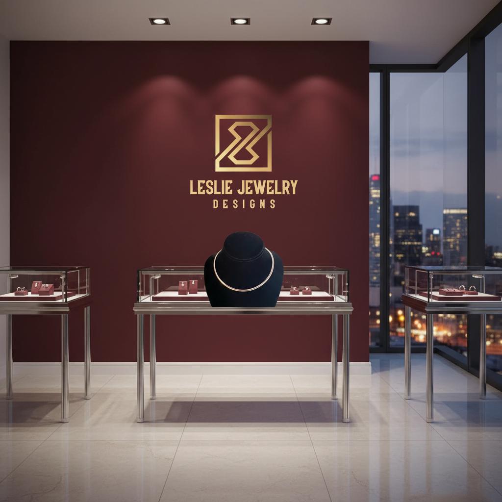 Showroom with Short Omega Necklace