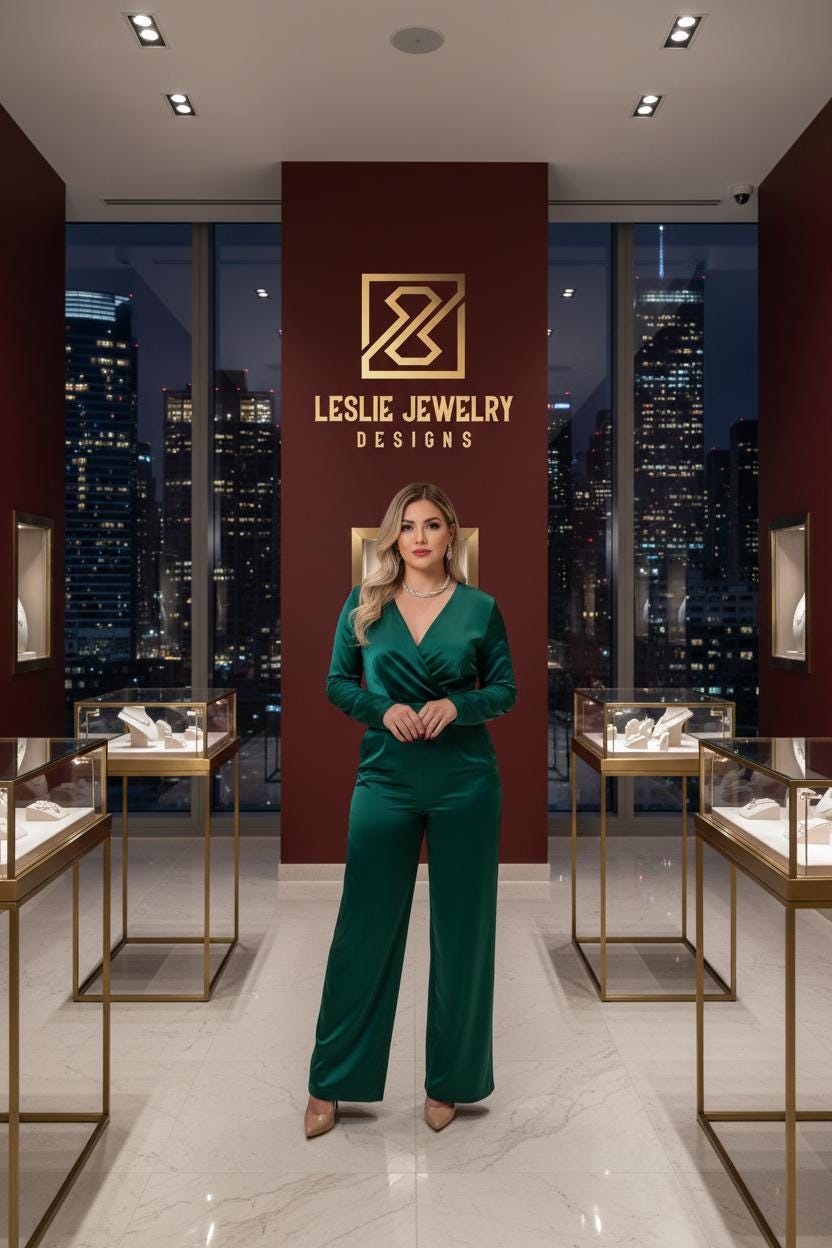 Leslie with Necklace - Alt Version