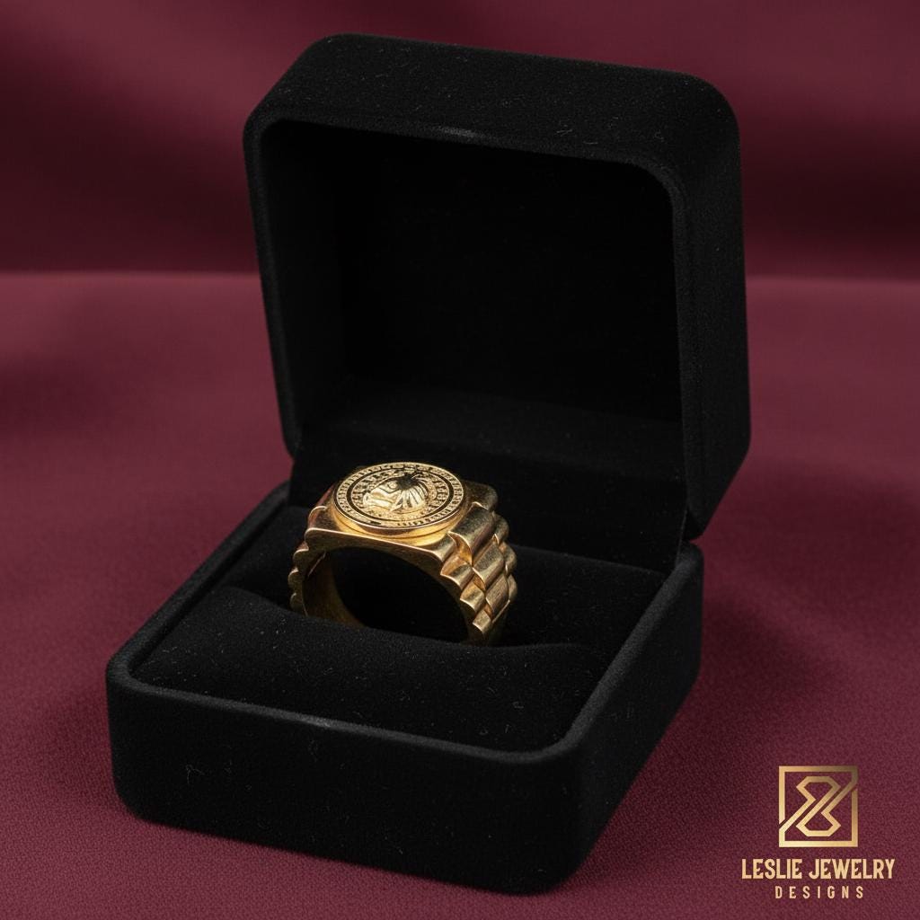 14K Gold Ring Versase Stile