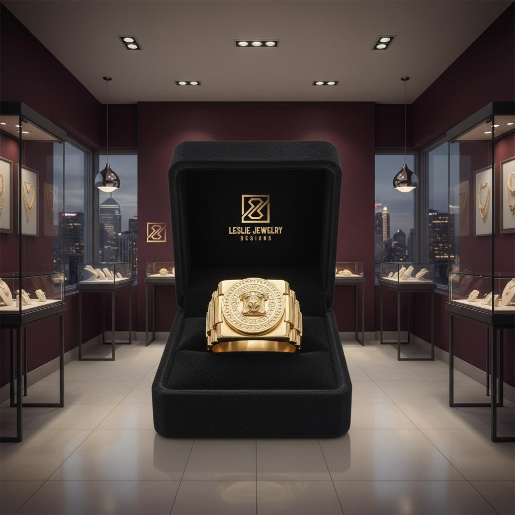 14K Gold Ring Versase Stile