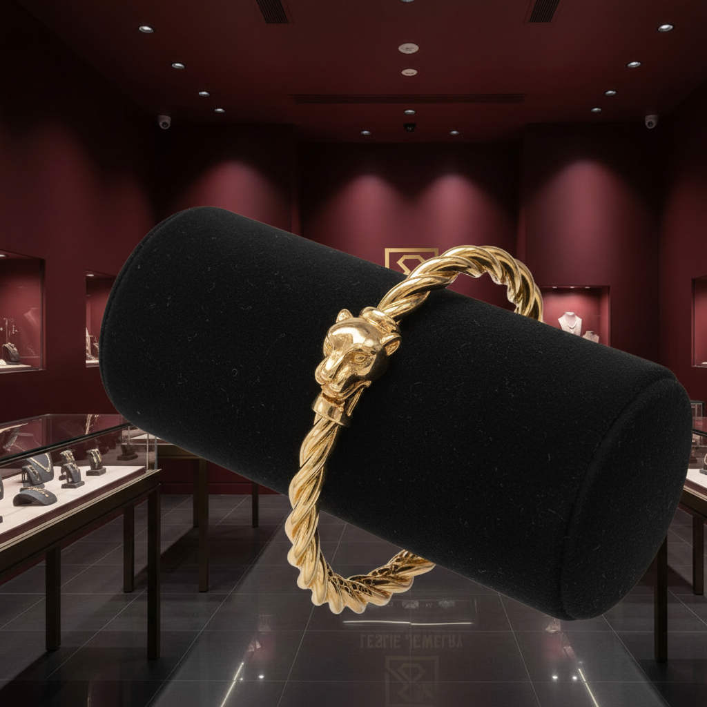 Panther Bracelet - Black Velvet Stand